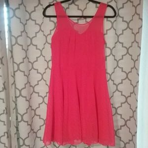 Coral dress